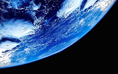 热门空间 行星 空间艺术 蓝色 大气 地球 太空 高清壁纸 3840×2160
