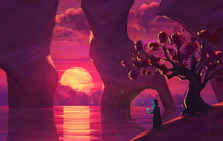 AI艺术 插图 图片 素描 数字绘画 自然 风景 概念艺术 壁纸 3840×2160