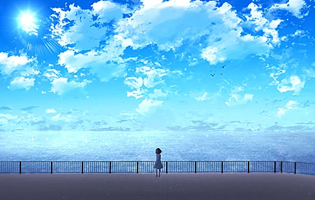 动漫 AI艺术 风景 天空 云 手机壁纸 3840×2160