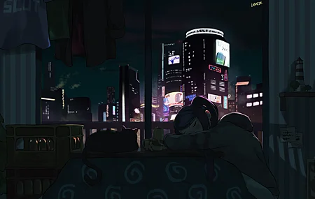 绝美疲惫 游戏CG 建筑 舒适 睡眠 壁纸 5250×2800
