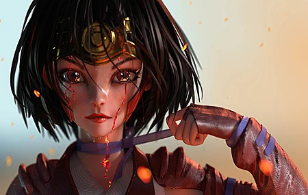 深色头发 短发 飞猫 动漫 动漫女孩 壁纸 3840×2160