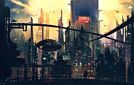 经典科幻 AI艺术 概念艺术 奇幻艺术 赛博朋克 城市 城市景观 未来城市 未来主义 壁纸 3840×2160