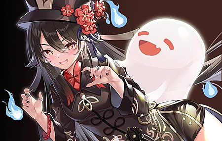 超清原神 微笑 长发 动漫女孩 壁纸 4093×2894