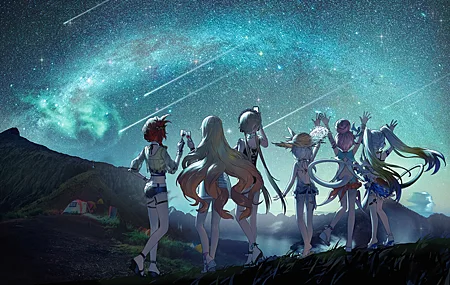 热门特蕾莎启示录 风景 星夜 少女 高清壁纸 4885×2700