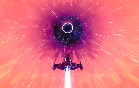 热门科幻小说 飞船 宇宙飞船 虫洞 太空 运动 高清壁纸 3840×2160