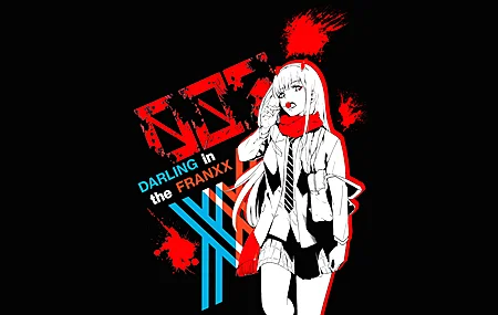 高清动漫女孩 动漫 零二 DARLING 壁纸 3840×2160