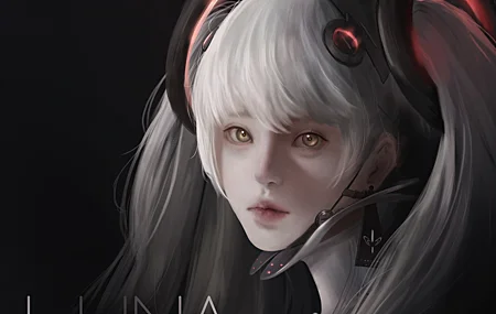热门幻想女孩 女人 公园 白发 插图 AI艺术 素描 高清壁纸 4746×4409