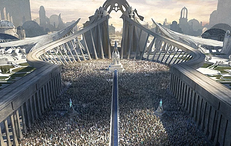高清英雄联盟 游戏 场景 广场 中心 壁纸 4000×2250