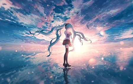 艺人 元音 初音 动漫女孩 壁纸 3840×2160