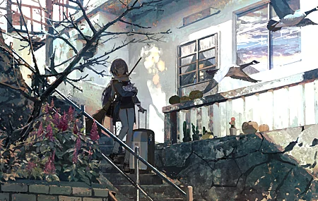 原创 人物 库卡 动漫 女孩 插图 万圣节 4K高清壁纸 5200×3200