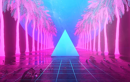 青色 粉色 壁纸 4000×2250
