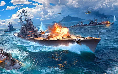 军舰 世界 海洋 战舰 电子游戏 舰船 海战 壁纸 3840×2160