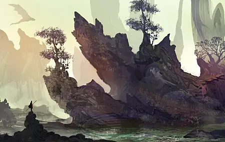 奇幻艺术 AI艺术 龙 4K高清壁纸 6600×3600