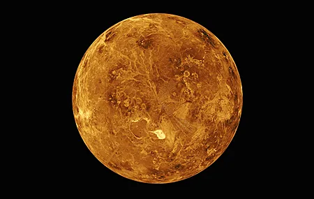 超清空间 极简主义 金星 行星 太阳系 AI艺术 桌面壁纸 3840×2160