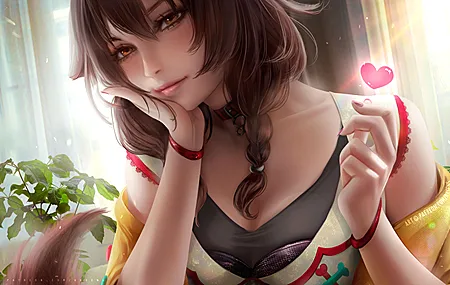 超清女性 AI艺术 花 壁纸 3840×2160
