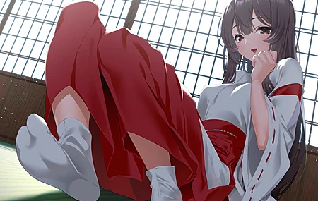 超清女巫 动漫 女孩 袜子 和服 白袜子 短袜 4K壁纸 4000×3000