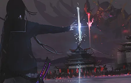 绪方 武士 4K壁纸 5600×2971