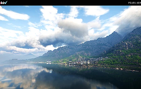 珍珠 深渊 游戏CG 屏幕截图 水印 山景 壁纸 3840×2243