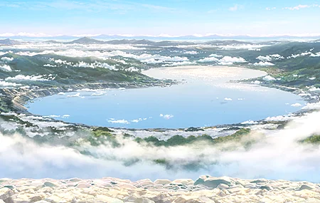 动漫 你的名字 陨石 湖 4K壁纸 3840×2160
