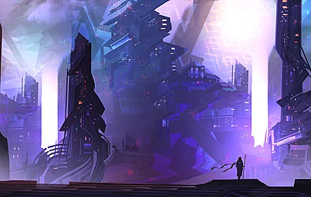 绚丽AI艺术 科幻 未来主义 手机壁纸 3840×2160