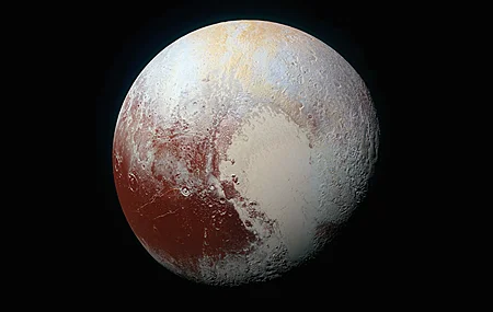 冥王星 空间 地平线 极简主义 AI艺术 合成 空间艺术 高清壁纸 3840×2160