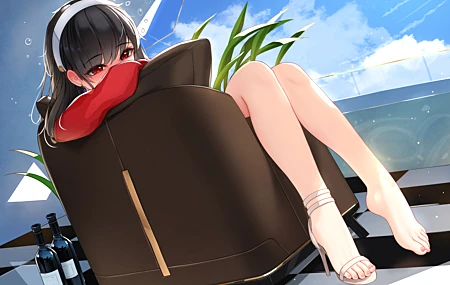 精选红眼 动漫 女孩 间谍过家家 格子 桌面壁纸 6000×4000