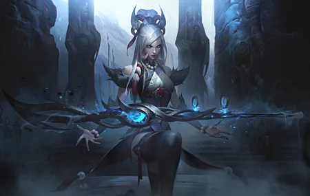 热门英雄联盟 奇幻 女孩 高清壁纸 7000×4157