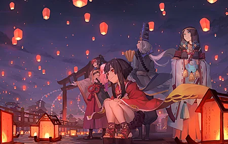 高清阴阳师 妖狐国 安倍 电子游戏艺术 动漫 手机壁纸 3840×2160
