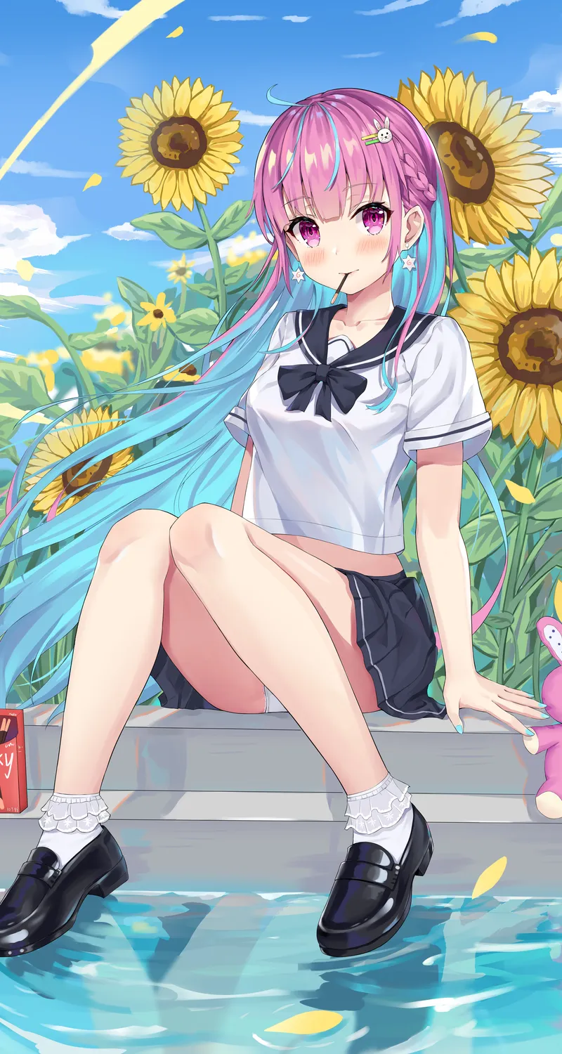 高清动漫 女孩 AI艺术 图片 虚拟 手机 壁纸 4441×6213