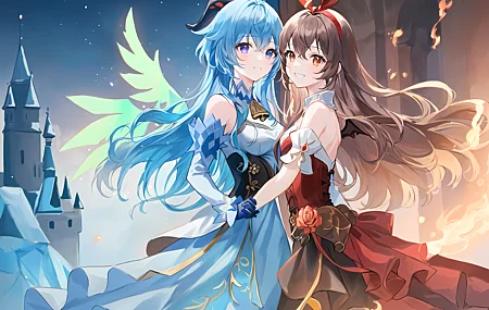 动漫 女孩 感宇 原神 琥珀 4K高清壁纸 5120×3840