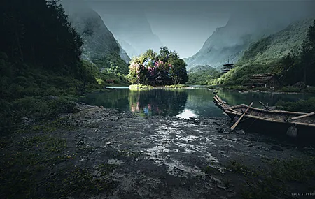 自然 风景 AI艺术 环境 森林 虚幻 引擎 4K壁纸 3840×2160