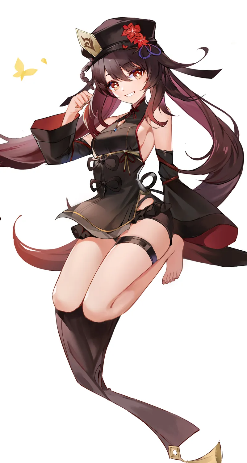 超清大腿 胡桃 原神 动漫 女孩 手机 桌面壁纸 4532×5238