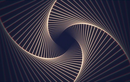 抽象 条纹 图案 超现实主义 漩涡 分形 AI艺术 壁纸 3840×2160