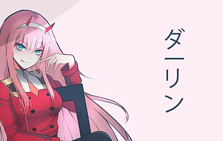 零二 亲爱的在法兰西 动漫 女孩 DARLING 4K壁纸 15360×8640