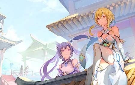 大腿 动漫 女孩 原神 可庆 壁纸 4800×2700