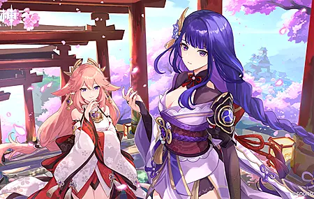 热门原神 辫子 动漫 女孩 花瓣 4K壁纸 4096×2304