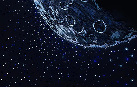 热门AI艺术 插图 星星 月亮 空间 空间艺术 视界 卫星 桌面壁纸 3840×2160