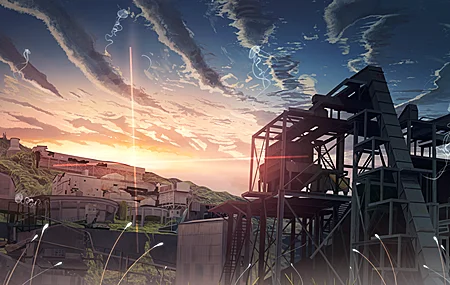 热门黄昏 动漫 城市 日落 逃生 高清壁纸 3840×2160