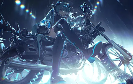动漫 女孩 AI艺术 小提琴 初音 4K高清壁纸 4508×3000