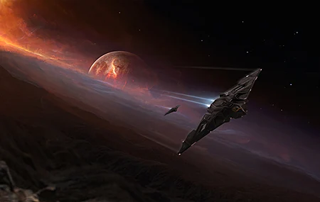 精选星空 科技 电子游戏 星际公民 太空 宙斯盾 日食 宙斯 高清壁纸 3840×2160