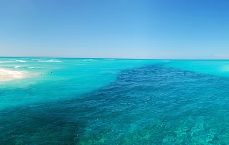 超宽 水 简单背景 自然 极简主义 云 天空 壁纸 9406×3059