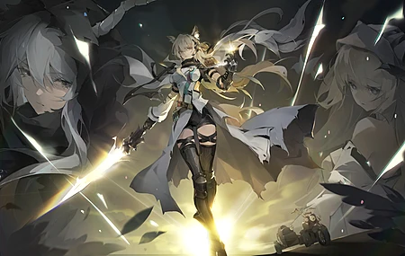 经典武士 动漫女孩 桌面壁纸 6237×3508