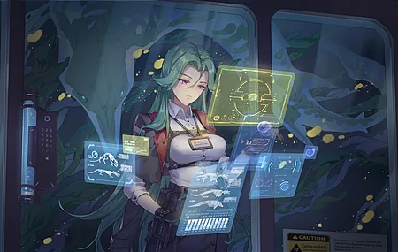 镜像：项目 屏幕 动漫女孩 无水印壁纸 3840×2160