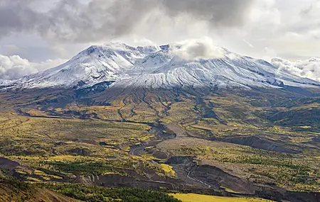华盛顿州山脉 自然 雪 风景 云 壁纸 9352×6235