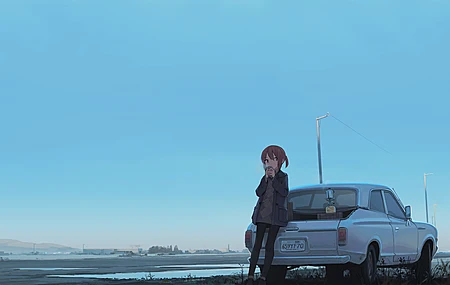 超清原创人物 喝酒 孤独 隔离 电力线 水坑 茶 电线杆 汽车 晴朗天空 动漫女孩 日产 编辑 动漫 车辆 数字 户外 莫逸夫 4K壁纸 3840×2160