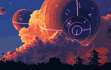 AI艺术 圆点艺术 封面艺术 奇幻艺术 手机壁纸 3840×2160