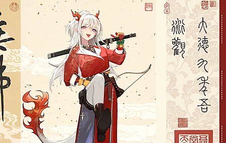 绝美白发 动漫 动漫女孩 剑 尾巴 明日方舟 年 8纸 壁纸 8532×3848