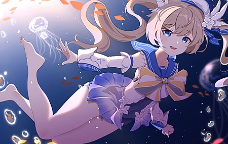 金发碧眼 原神 芭芭拉 动漫 动漫女孩 4K高清壁纸 4553×3225