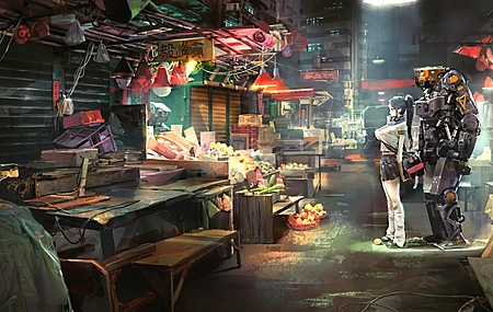 科幻 AI艺术 概念艺术 未来主义 幻想艺术 粉丝艺术 赛博朋克 网络 城市 城市景观 4K壁纸 3840×2160