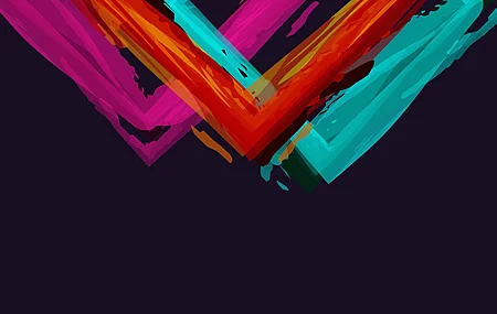 抽象 彩色 简单背景 紫色背景 AI艺术 壁纸 5120×2160